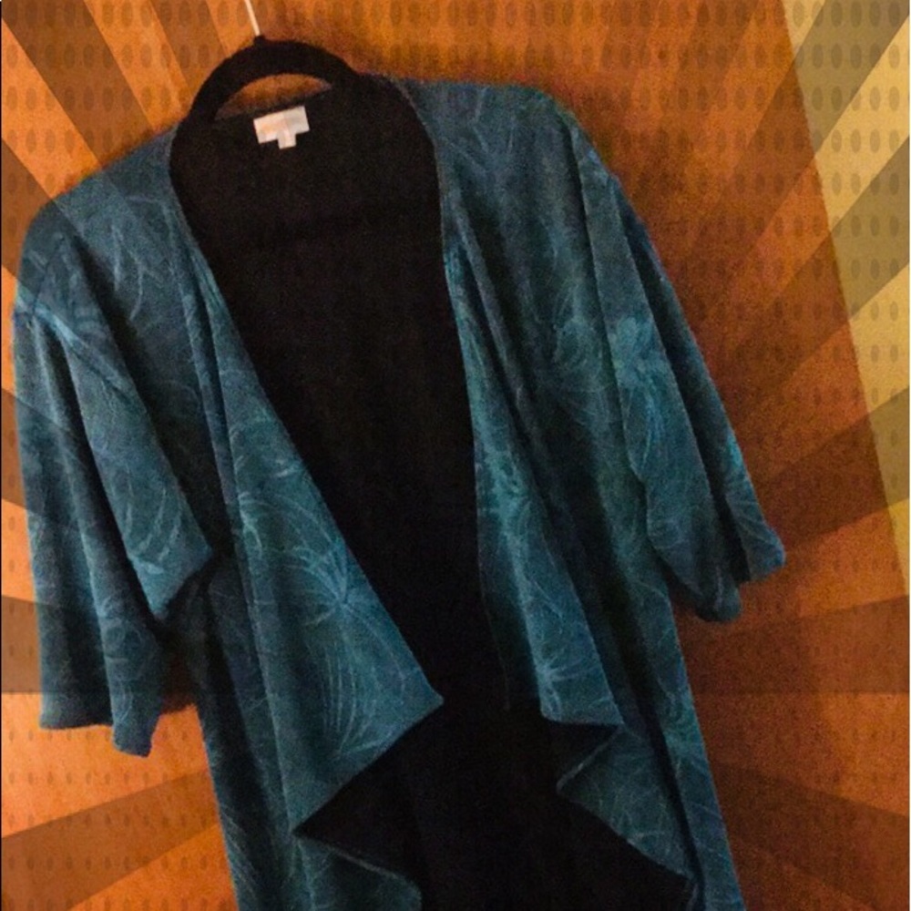 NEW LLR Shirley Teal and Black size S Duster